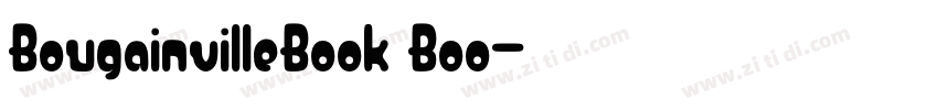 BougainvilleBook Boo字体转换
